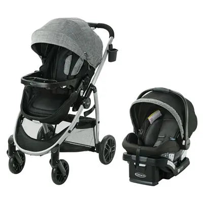 Modes Pramette 3-in-1 Travel System Stroller - Convertible Baby Stroller with Car Seat & Bassinet | Perfect for Newborns, Infants & Toddlers | Ideal for Travel, Shopping & Daily Walks