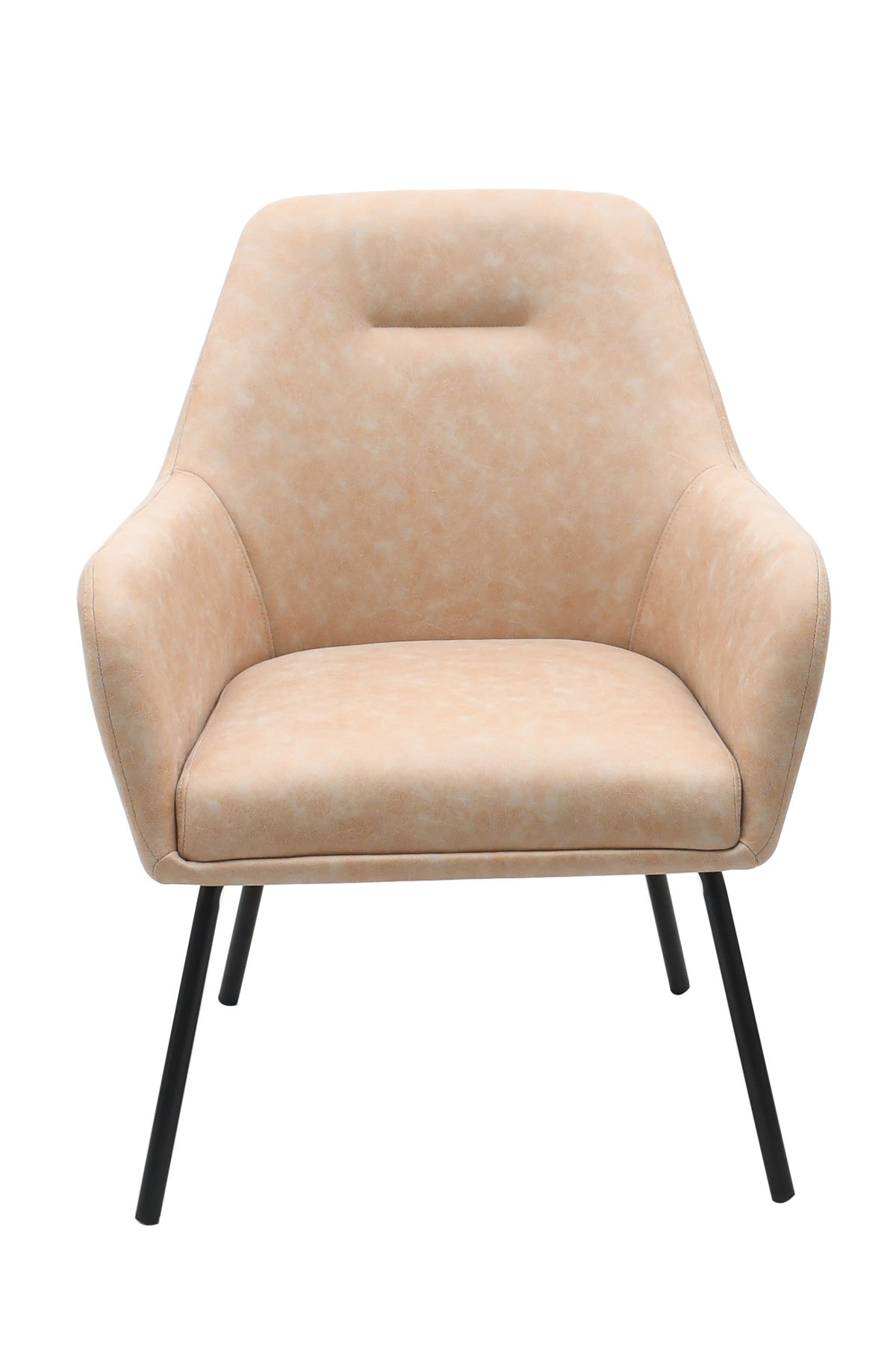 Arlo Vintage Beige Dining Chair - Mid Century Modern Wooden Side Chair for Kitchen, Dining Room & Breakfast Nook - Comfortable & Stylish Home Decor