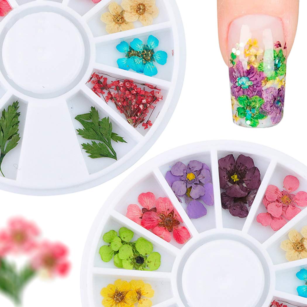 SOWUNO 3D Nail Art Decorations - Self-Adhesive Rhinestone Gems for Nail Design - Perfect for DIY Manicure, Wedding, Party & Special Occasions