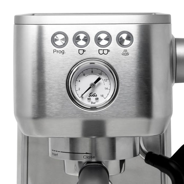 Solis Barista Perfetta Plus Espresso Coffee Machine - Professional Home & Office Espresso Maker for Coffee Lovers