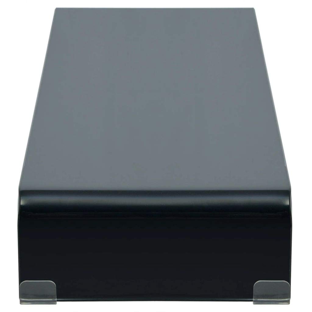 Clear Glass Monitor Stand Riser - 39.4