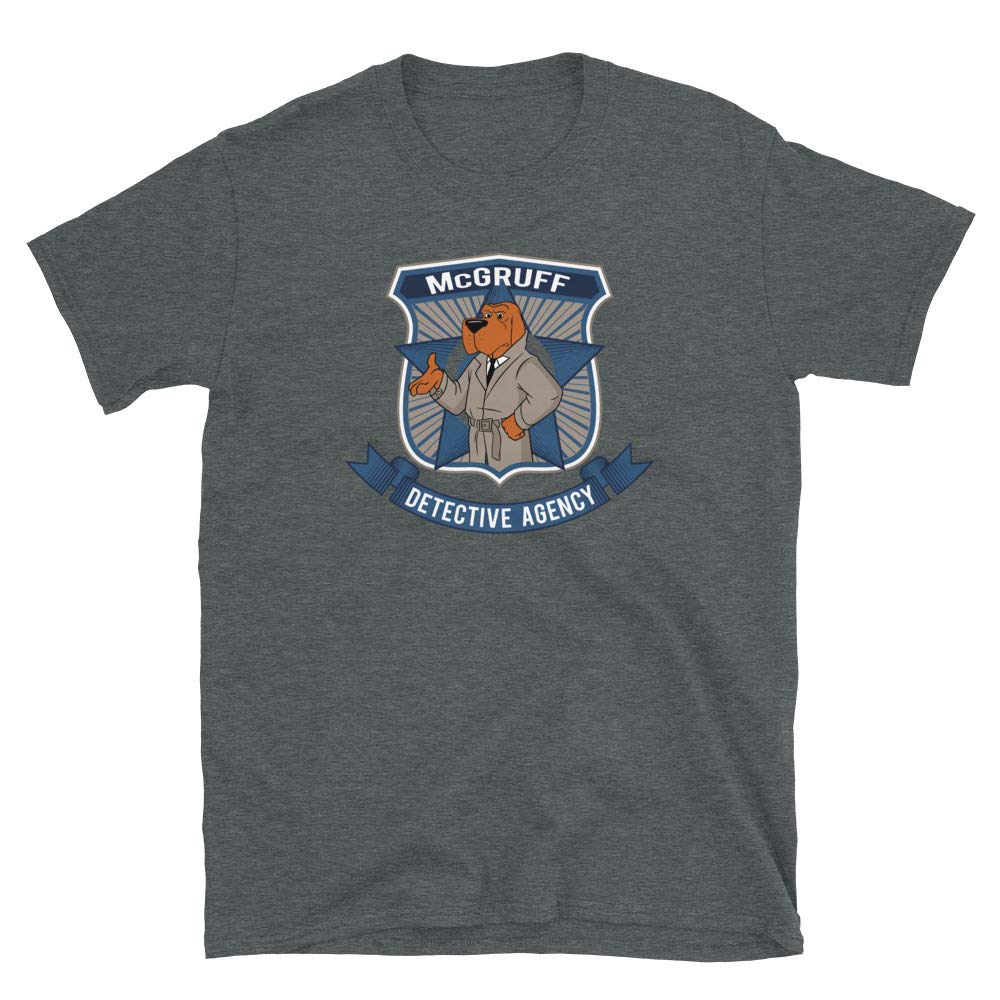 Vintage McGruff The Crime Dog T-Shirt - Nostalgic Detective Agency Design for Crime Prevention Awareness | Perfect for Fans, Collectors & 80s Retro Enthusiasts | Great for Casual Wear, Themed Parties & Throwback Events