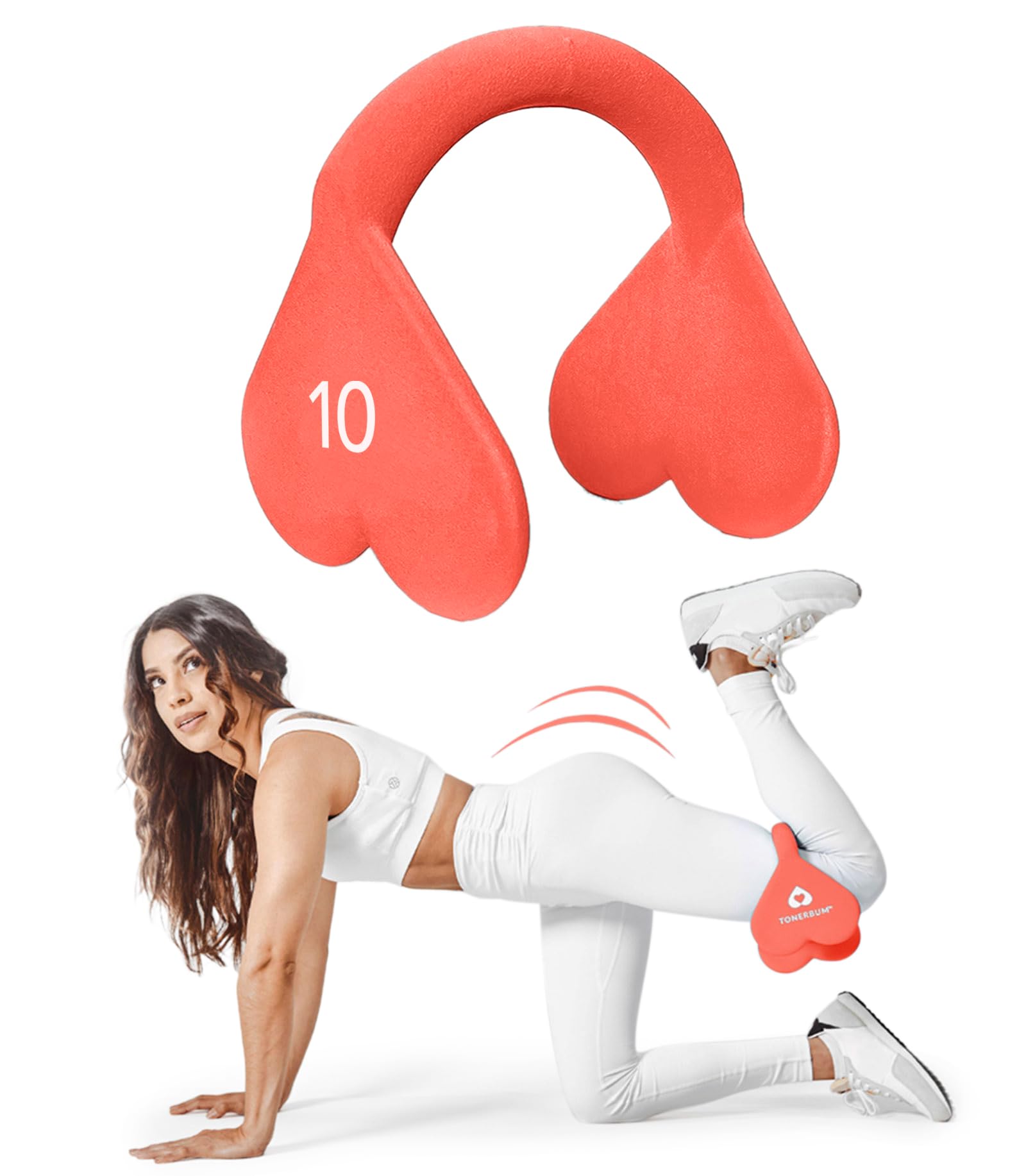 Booty Builder & Booty Trainer for Women & Men - Neoprene Weighted Glute Workout Equipment for Butt Lifting & Toning - Non-Slip Grip for Home Gym, Fitness & Leg Day Exercises