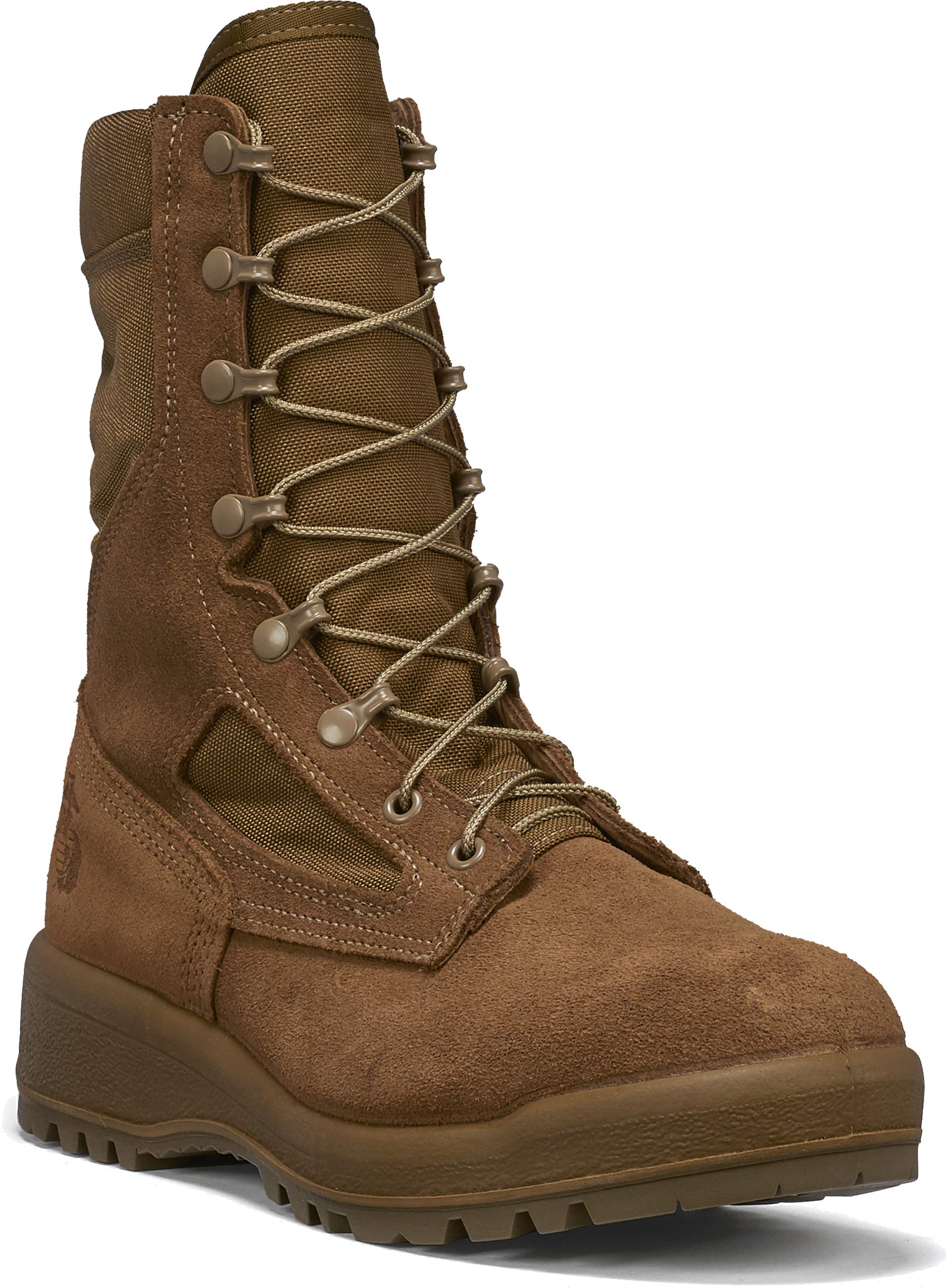 B Belleville Men's 500 USMC Waterproof Combat Boot - Military Grade Tactical Footwear for Hiking, Outdoor Work & Heavy Duty Use (EGA Approved)