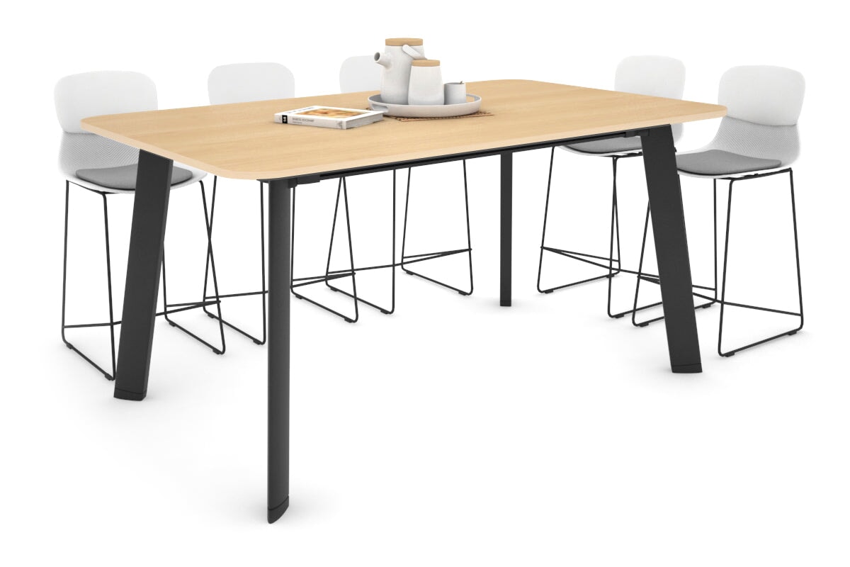 Switch Collaborative Large Counter High Table with Rounded Corners - 1800L x 1100W - Modern Office & Cafe Furniture for Workspaces & Meeting Areas