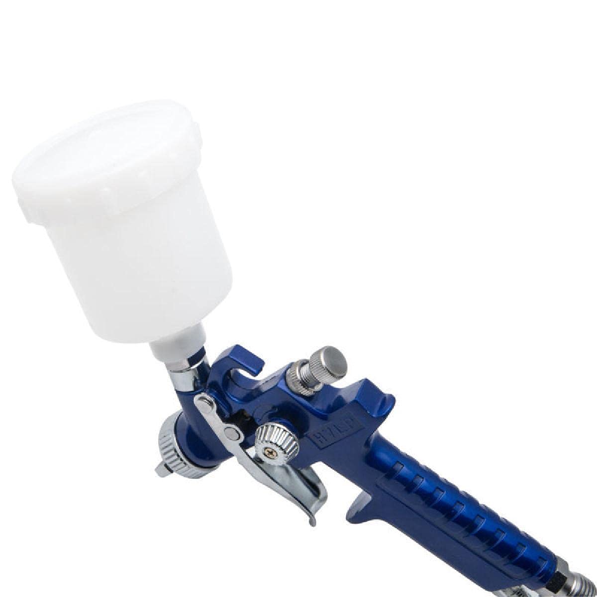 Mini HVLP Paint Spray Gun 125ml - BlueSpot Airbrush with 0.8mm Nozzle & 1/4