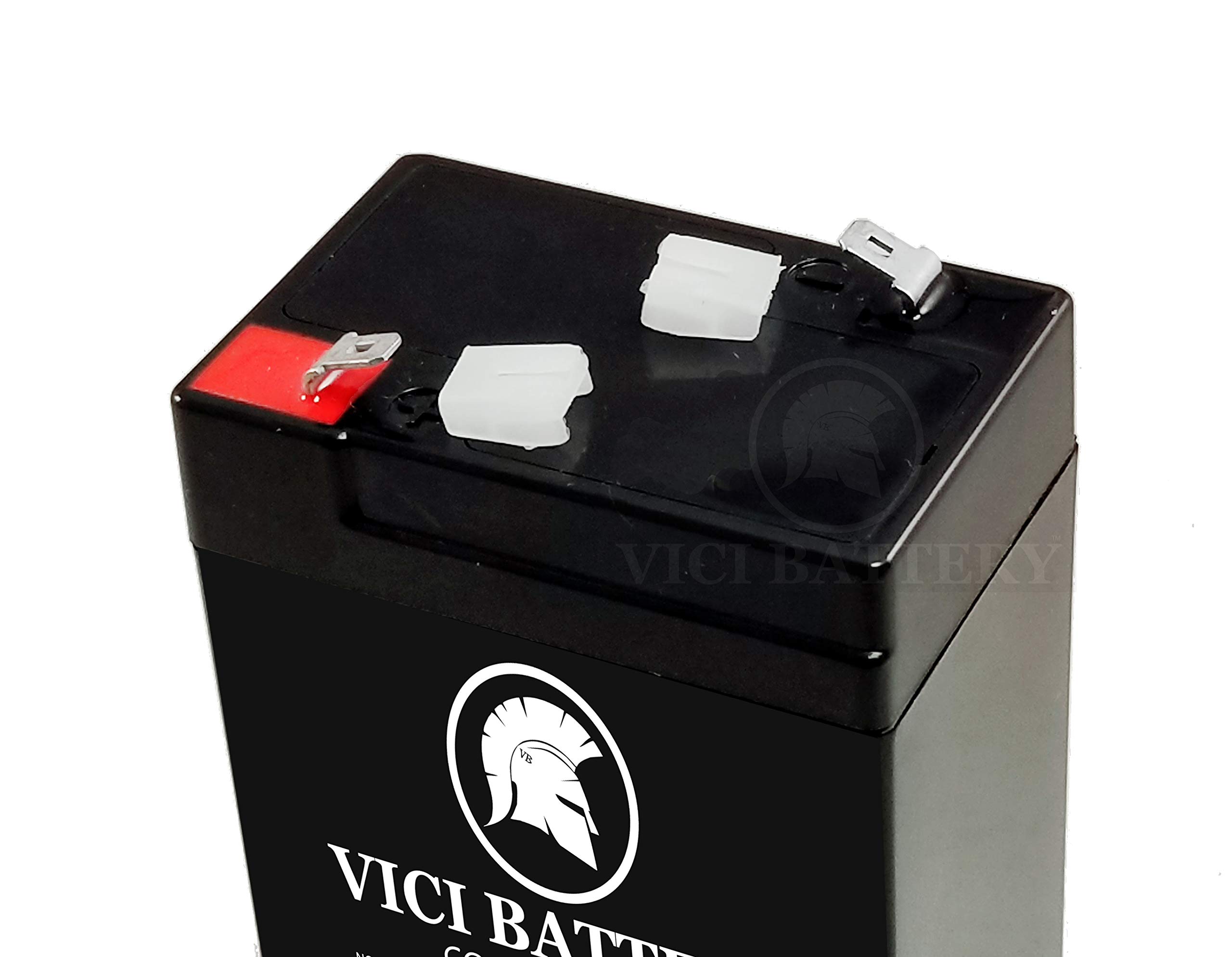 VICI Battery VB4.5-6 Replacement for Power Sonic PS-640F - Compatible with Security Systems, Emergency Lighting & Backup Power Applications