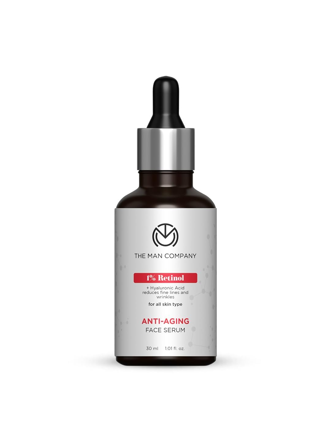 1% Retinol Face Serum for Men – 30ml | Hyaluronic Acid Anti-Aging Night Serum | Reduces Fine Lines & Wrinkles | All Skin Types | Perfect for Night Skincare Routine & Younger Looking Skin