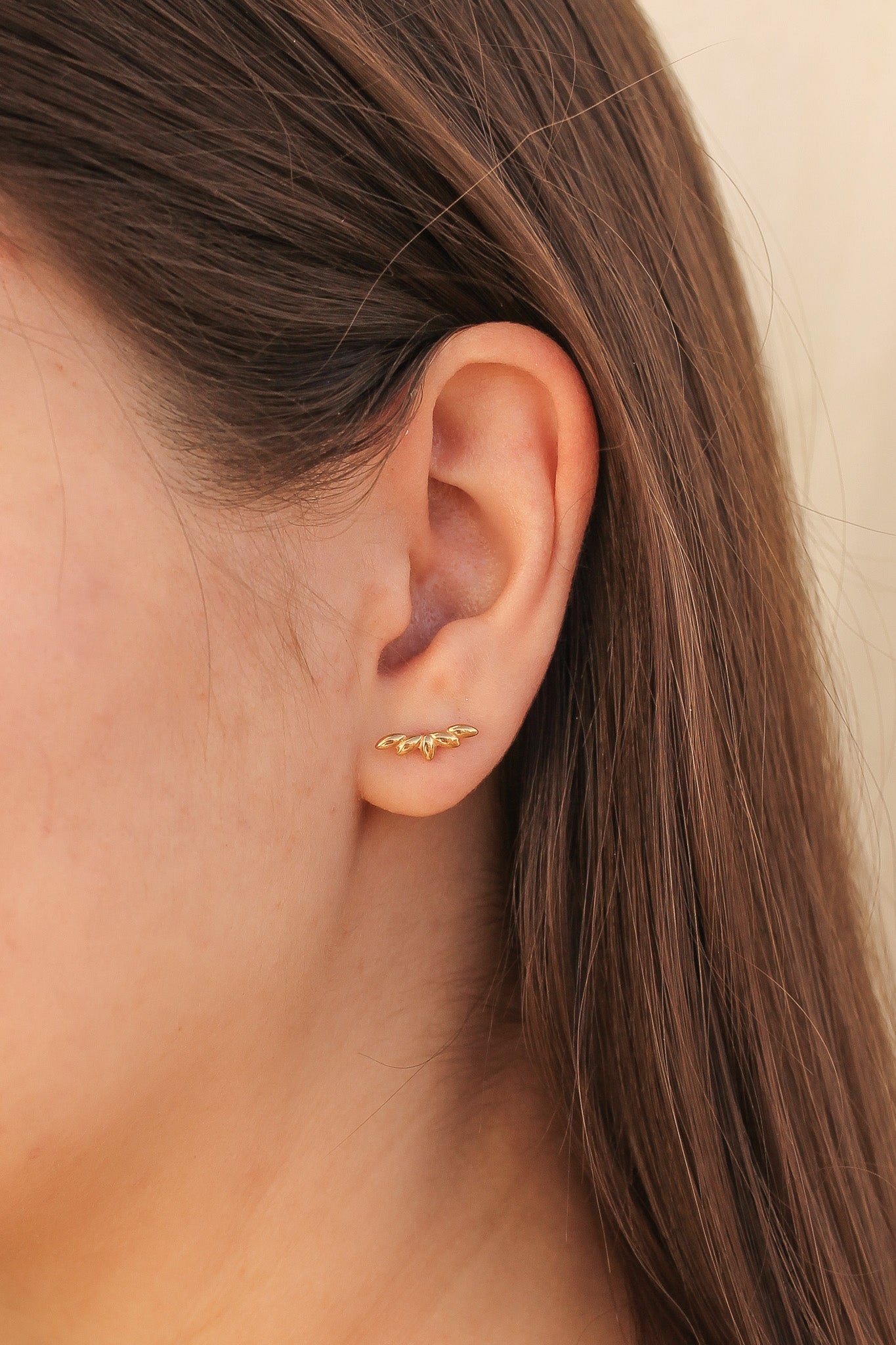 Camilla Flat Back Stud Earrings for Women - Hypoallergenic Stainless Steel Ear Studs - Perfect for Daily Wear, Work & Special Occasions