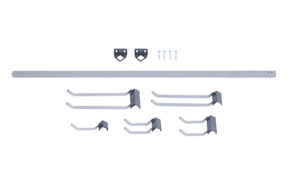 Monkey Bars Yard Tool Rack - Small Metal Garden Tool Organizer for Shovels, Rakes & Hoes | Perfect for Garage, Shed & Backyard Storage