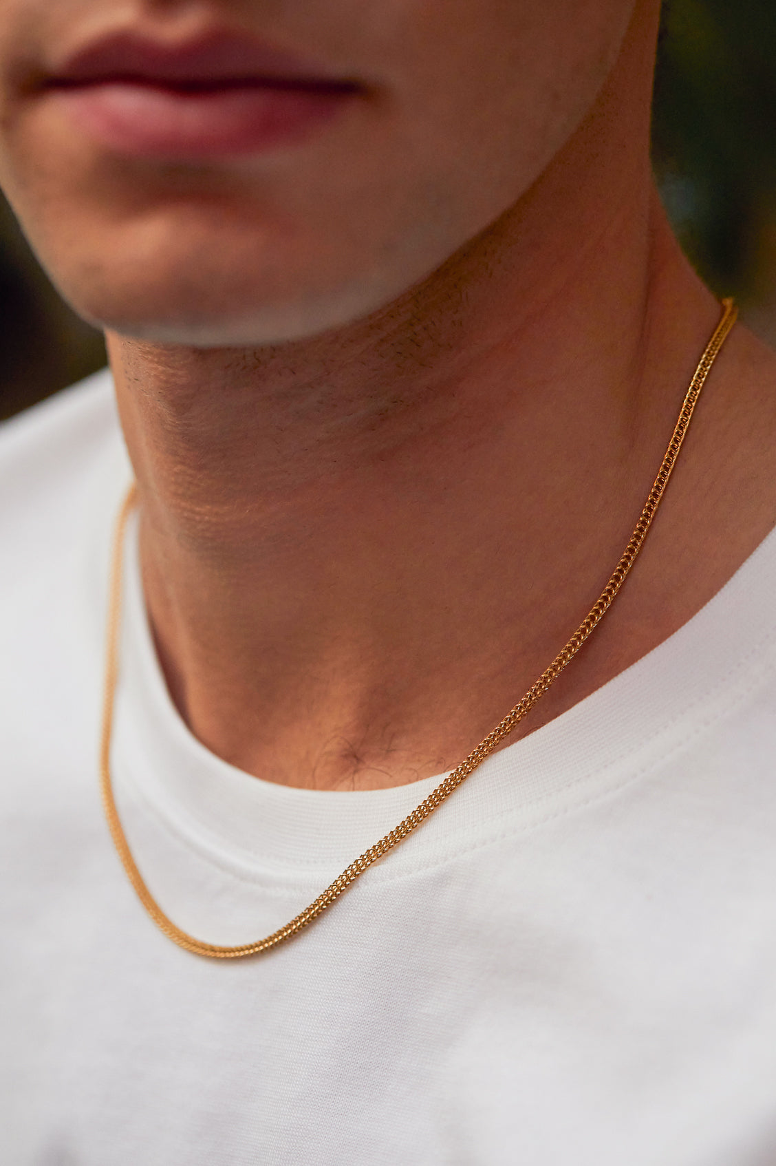 Stylish Men's Fox Tail Chain Necklace - Punk Gothic Fashion Jewelry for Parties & Cosplay - Perfect Gift for Him