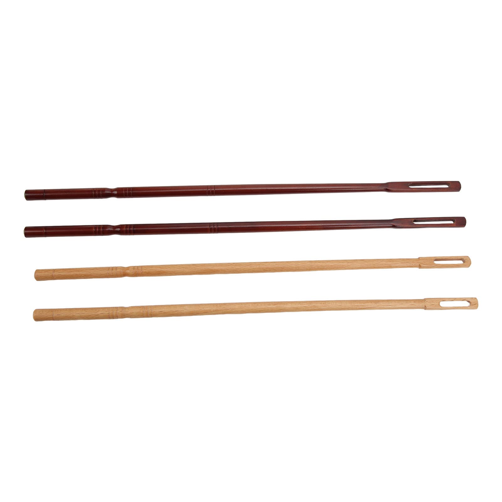 4-Piece Maple Wood Flute Cleaning Rod Kit - Wind Instrument Cleaning Sticks for Flute, Clarinet & Woodwind Accessories - Perfect for Musicians & Band Maintenance