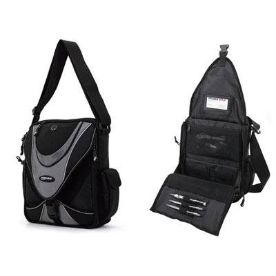 Mini Messenger Bag - Stylish Black & Silver Crossbody Bag for Women & Men | Perfect for Work, Travel & Everyday Use