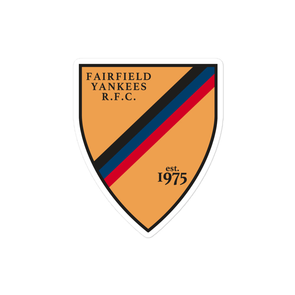 Fairfield Yankees RFC Stickers - Premium Vinyl Decals for Cars, Laptops, Water Bottles - Perfect for Sports Fans, Team Spirit, and Personalization