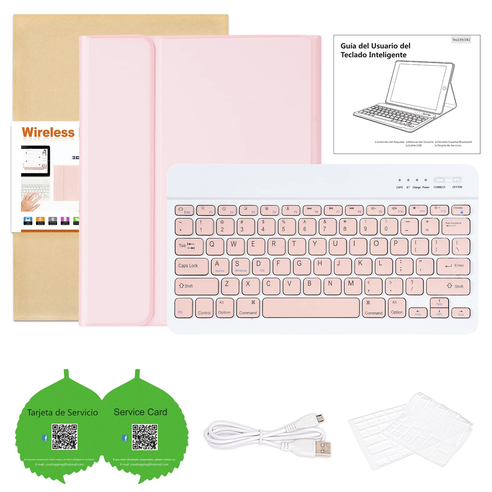 Besky Wireless Detachable Keyboard Case for iPad Air 13 (M2) 2024 & iPad Pro 12.9 inch (5th/6th Gen) - Auto Sleep/Wake Function, Backlit Keys | Perfect for Work, Travel & Home Office Use