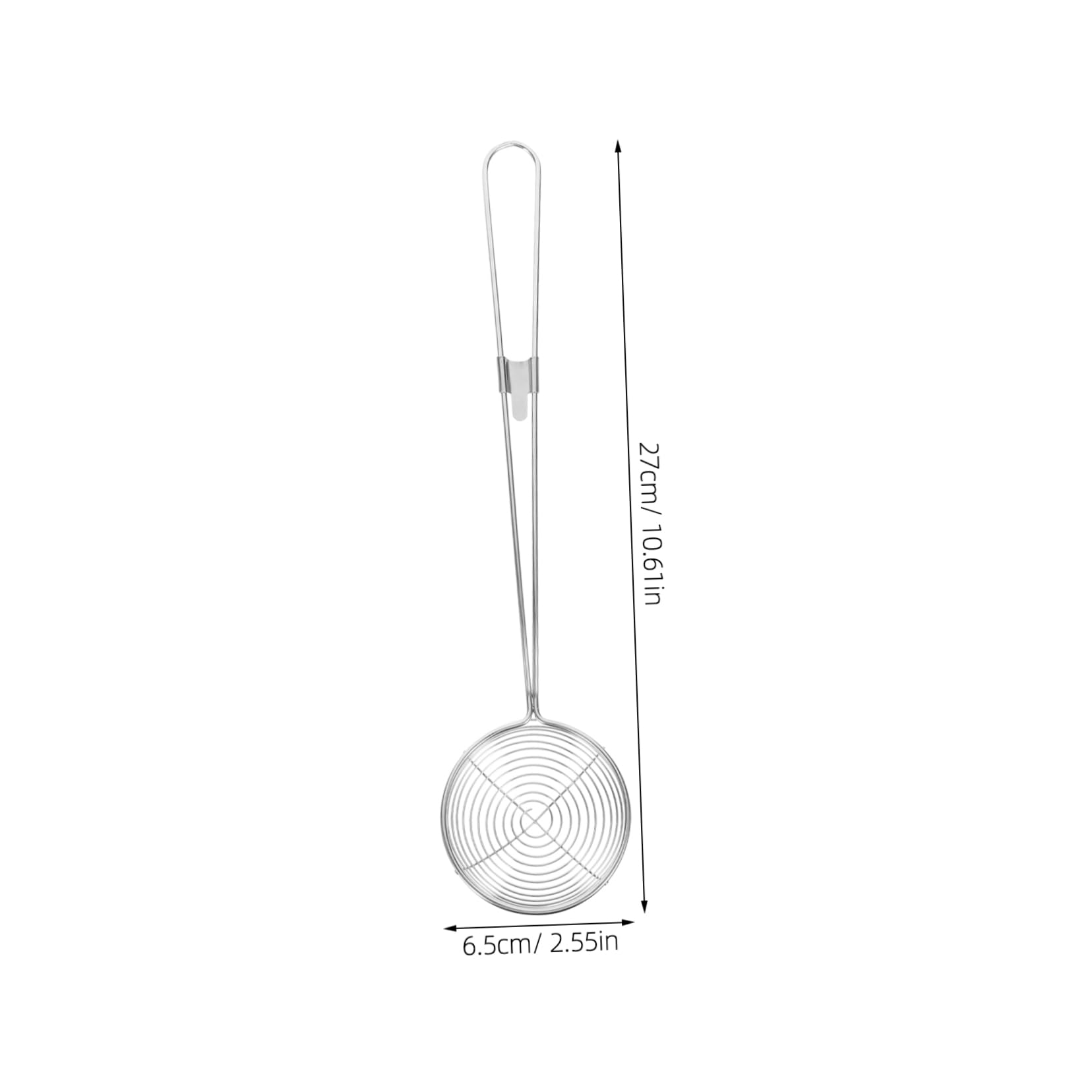 5-Piece Stainless Steel Colander Filter Spoons Set - Kitchen Strainer Sieve for Pasta, Vegetables, Fruits - Durable Food Skimmer Scoop for Cooking, Baking, and Meal Prep