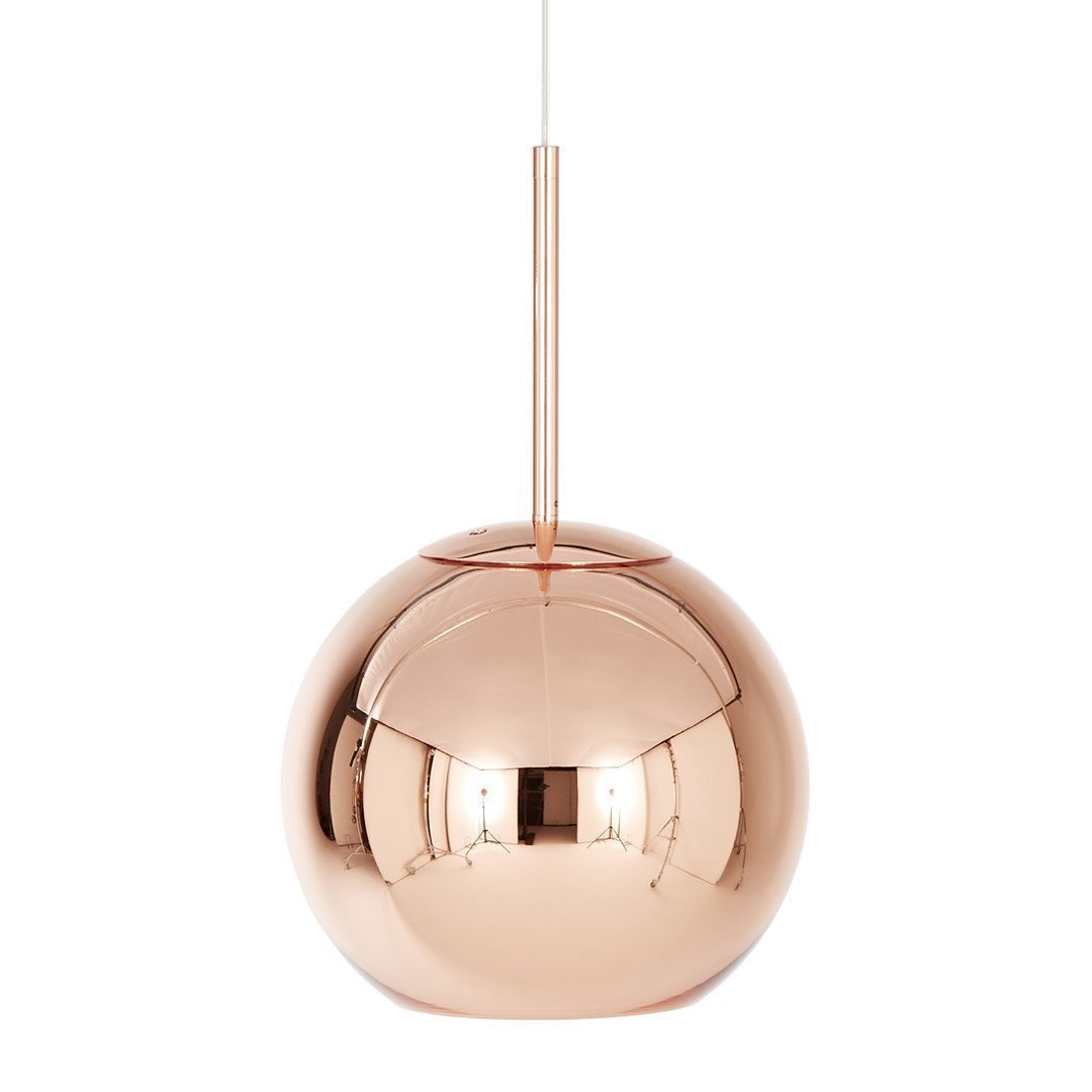Vintage Copper LED Pendant Light - Industrial Style Hanging Fixture for Kitchen Island, Dining Room & Bar Lighting | Dimmable Edison Bulb Chandelier