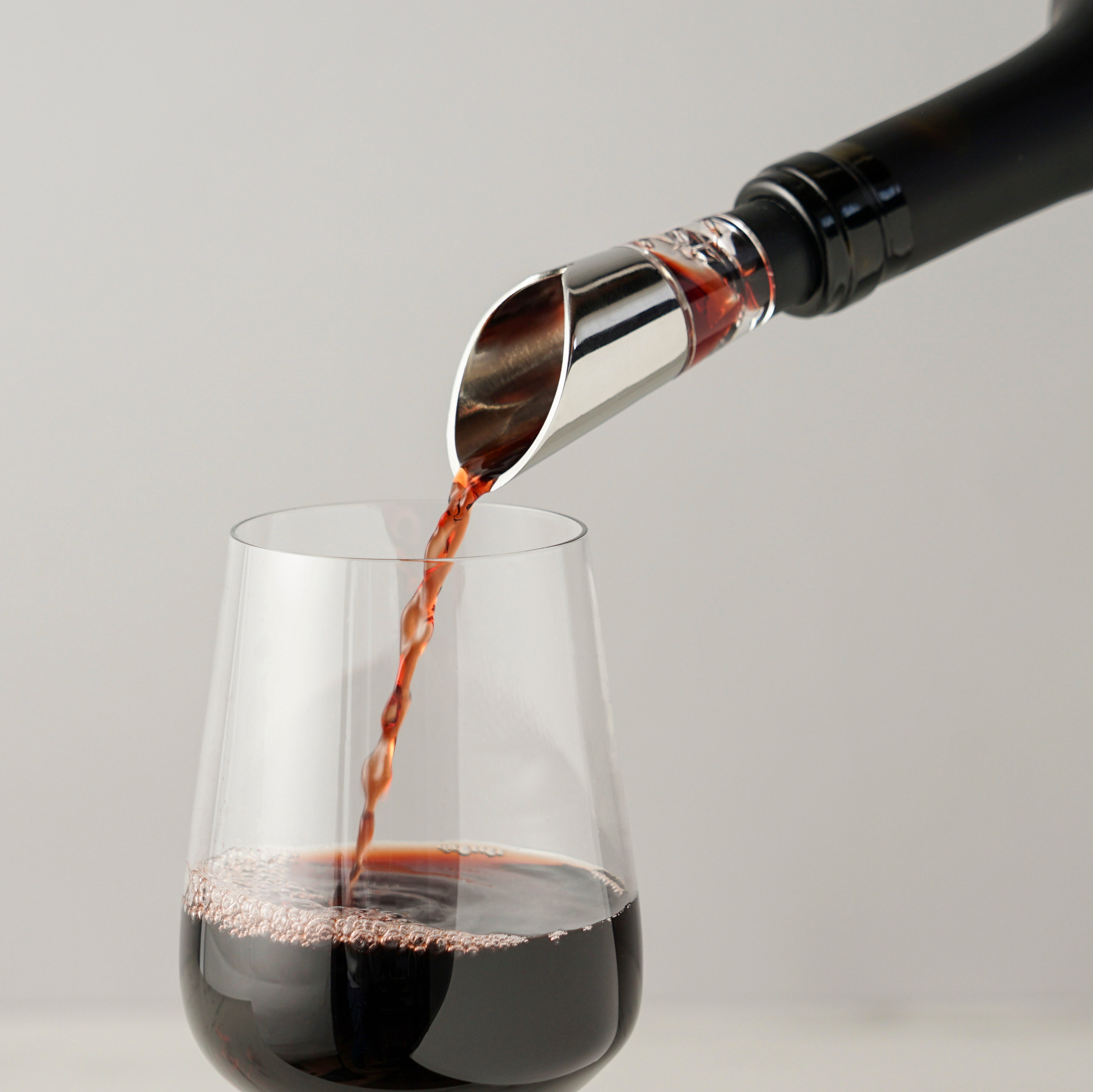 Harrison Aerating Pour Spout - Premium Wine Decanter Spout for Enhanced Flavor | Perfect for Red Wine, Whiskey & Cocktails | Ideal for Home Bars, Restaurants & Wine Tasting Events