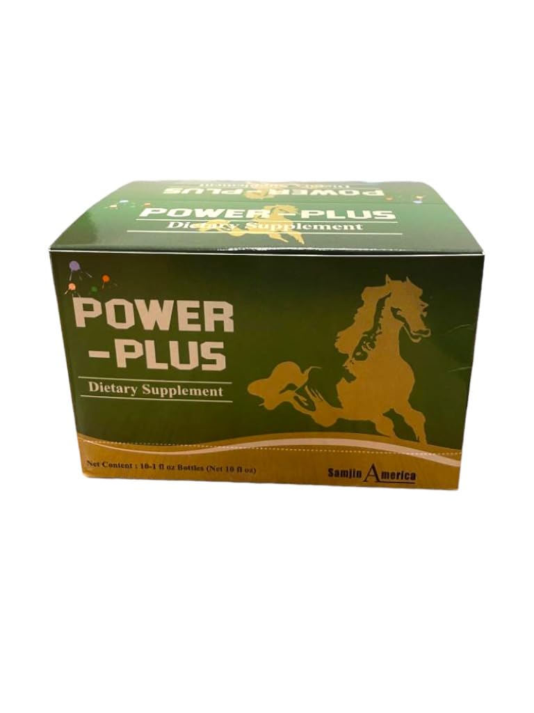 POWER-PLUS Botanical Blend Liquid Supplement - 10 Bottles (1 FL OZ Each) | Herbal Energy Booster & Immune Support | Perfect for Daily Wellness & Active Lifestyles