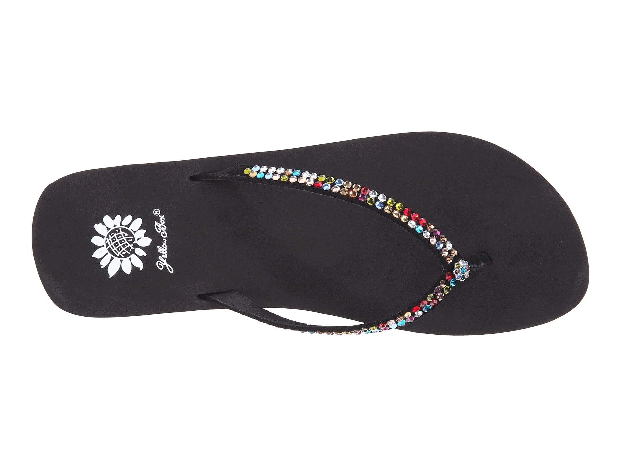 Yellow Box Women's Jello Sandal - Comfortable Summer Beach Sandals for Casual Outings and Vacation