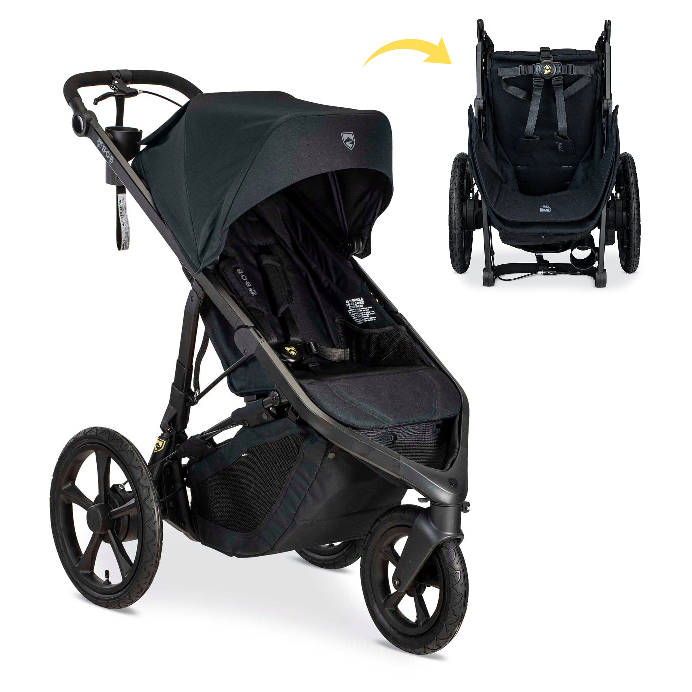 Bob Gear Wayfinder Jogging Stroller - Lightweight All-Terrain Running Stroller for Active Parents | Perfect for Outdoor Adventures, Park Runs & Daily Walks