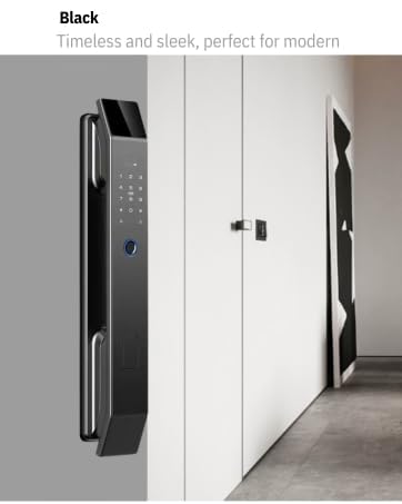 Golens X112 Smart Digital Door Lock - 6 Unlock Methods (Fingerprint, App, RFID, PIN, OTP, Key) | Keyless Entry Security for Homes & Offices | Perfect for Modern Smart Homes & Business Security Systems