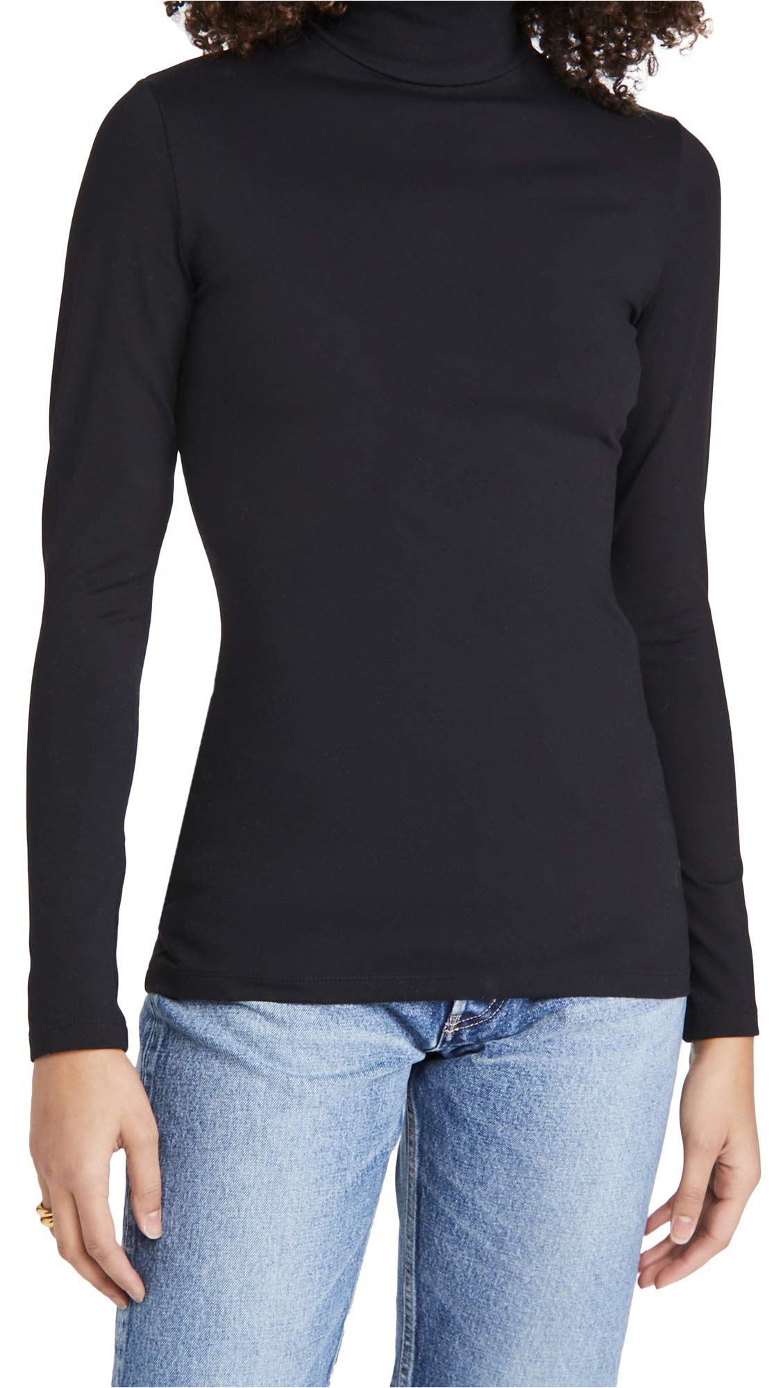 Susana Monaco Women's Turtleneck Long Sleeve Top - Soft Stretch Knit Sweater for Fall & Winter - Perfect for Office, Layering or Casual Outfits