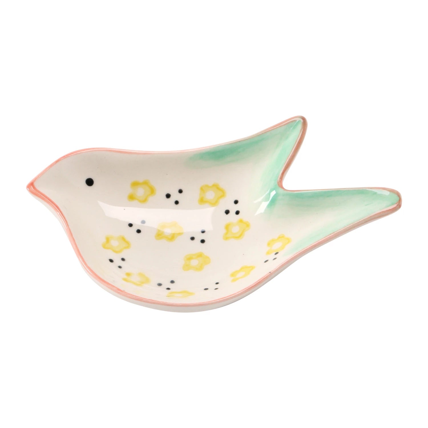 Small Ceramic Bird Dish - Handmade Stoneware for Birds - Perfect for Bird Feeders, Home Decor & Garden Accents