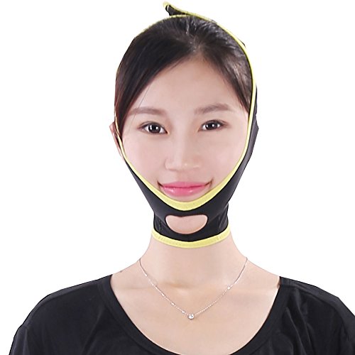 MELADY® Anti-Wrinkle V-Line Face Lift Belt - Lightweight & Breathable Double Chin Reducer, Jawline Exerciser for Slimming & Tightening (Medium) - Perfect for Home Use, Yoga, and Skincare Routine