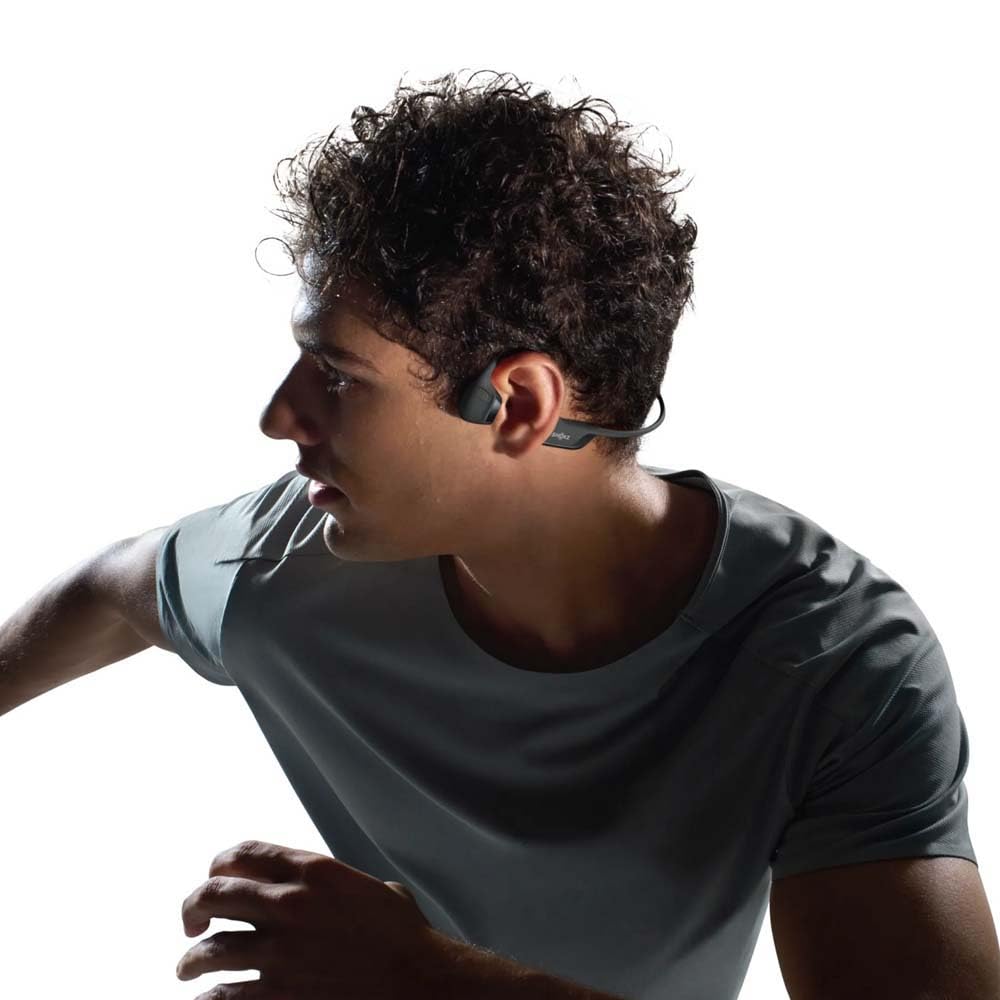 SHOKZ OpenRun Pro 2 Mini - Open-Ear Bone Conduction Headphones for Running, Cycling & Workouts - Wireless Bluetooth Sports Headset with Premium Sound - Sweatproof & Lightweight Design - Black (Perfect for Gym, Jogging & Outdoor Activities)