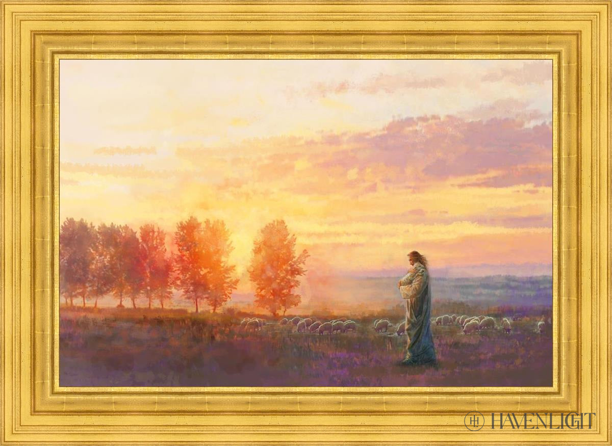 Eventide By Yongsung Kim - Premium Christian Wall Art for Home & Church Decor | Inspirational Bible Verse Canvas Painting | Perfect for Living Room, Bedroom & Worship Spaces