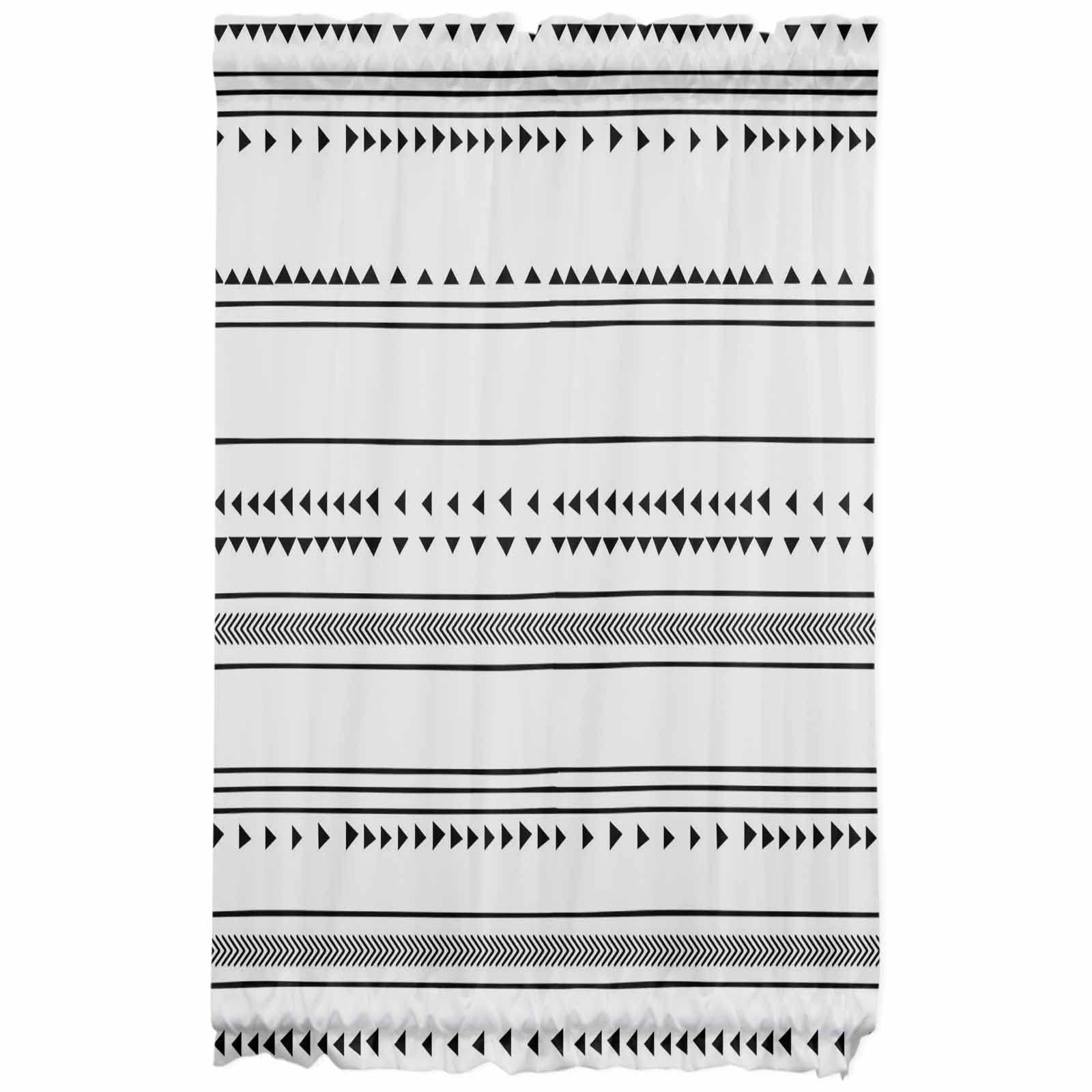 Boho Striped Door Curtains 54