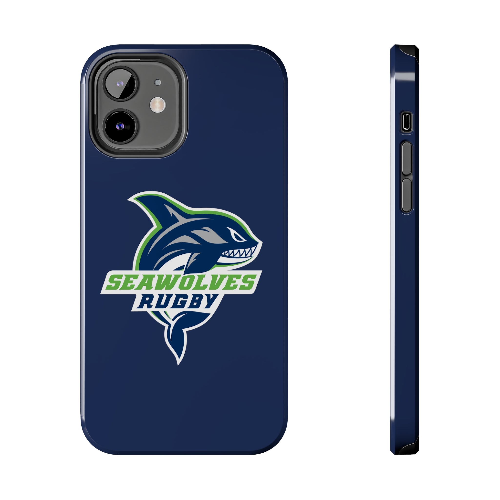 Seawolves Navy Rugged Phone Case - Shockproof & Durable Protection for iPhone & Samsung - Perfect for Outdoor Adventures, Work & Daily Use