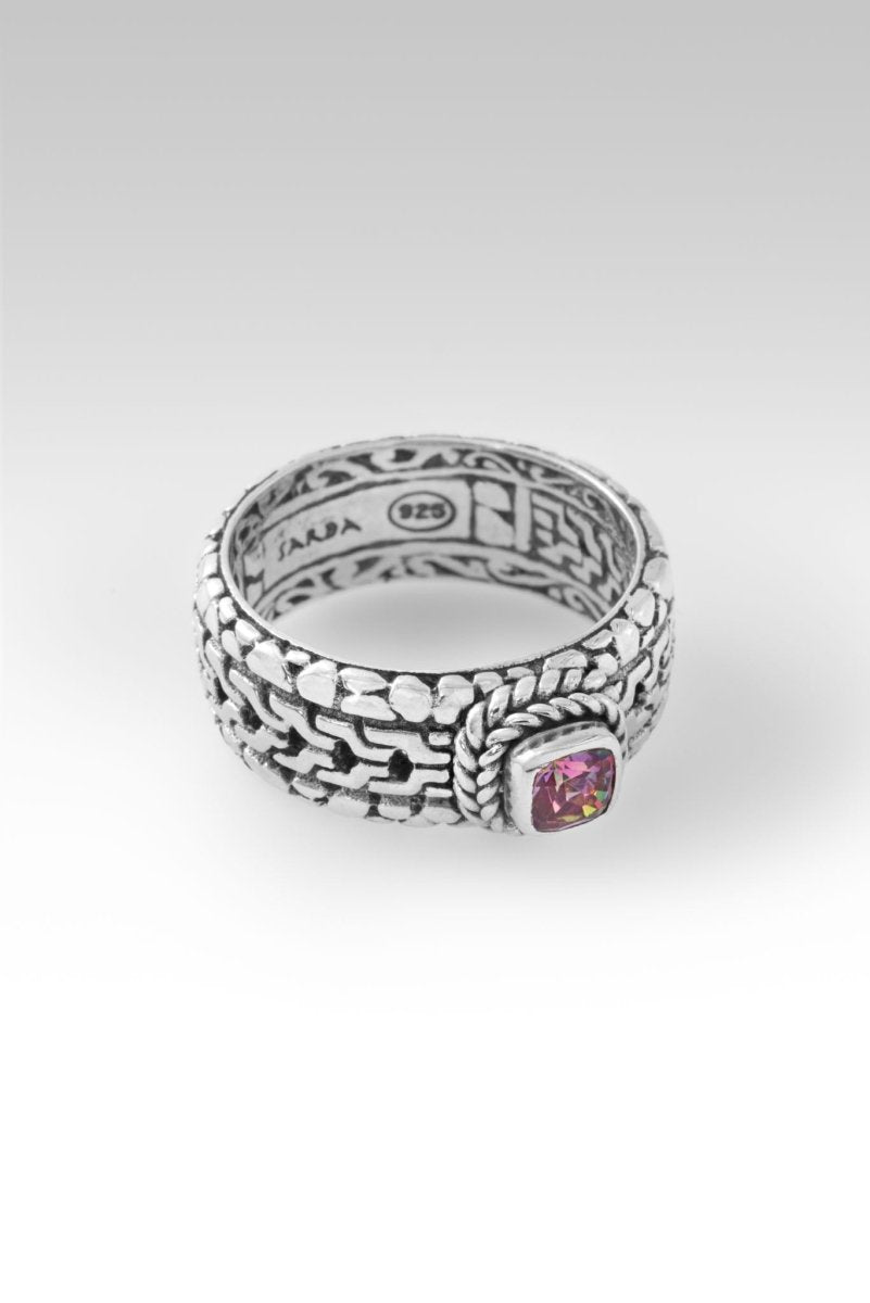 Harmony Within Ring™ in Fireflies™ Mystic Topaz - Elegant Gemstone Jewelry for Women, Perfect for Weddings, Anniversaries & Special Occasions