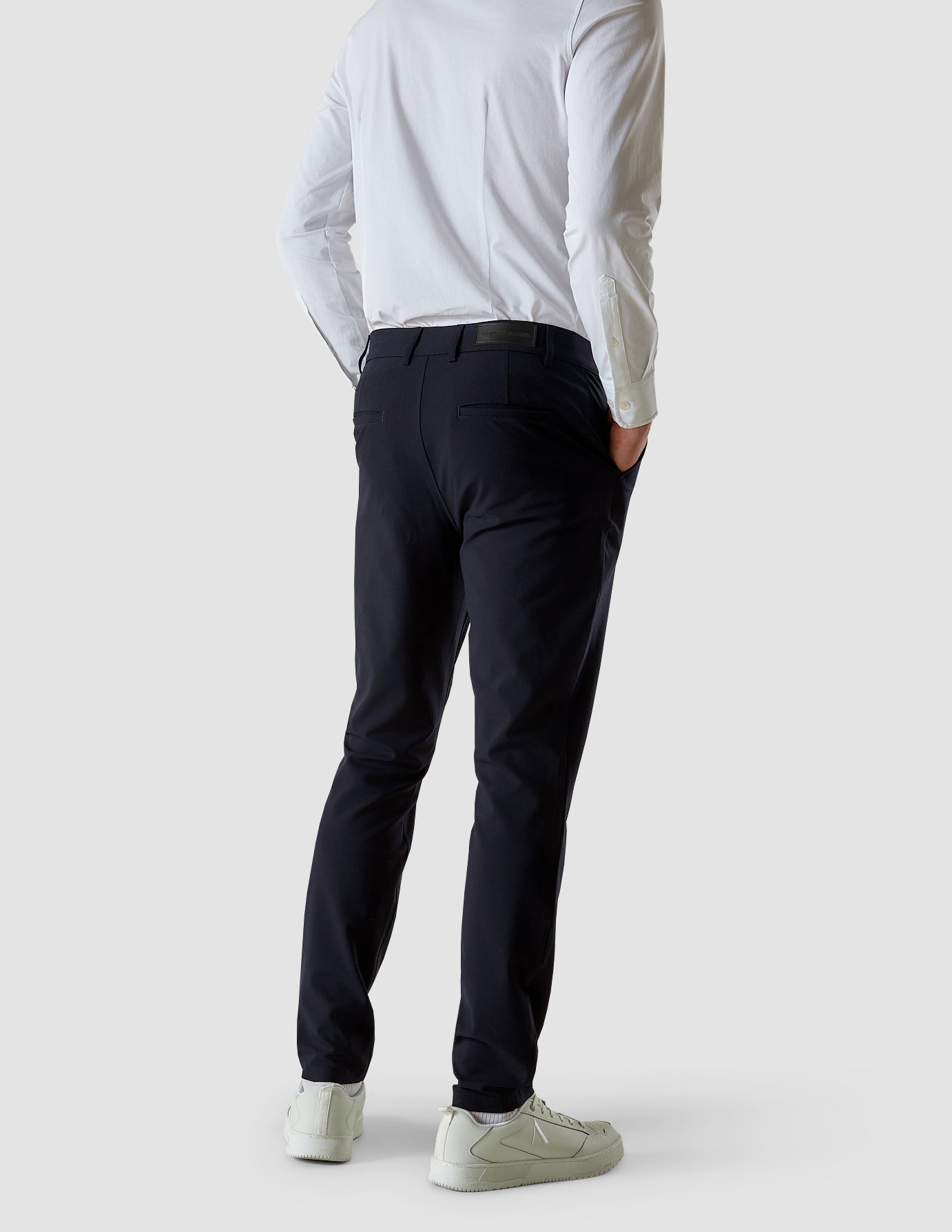Essential Slim Fit Pants for Men - Midnight Blue | Comfortable & Stylish Casual Wear for Office, Travel & Everyday Use