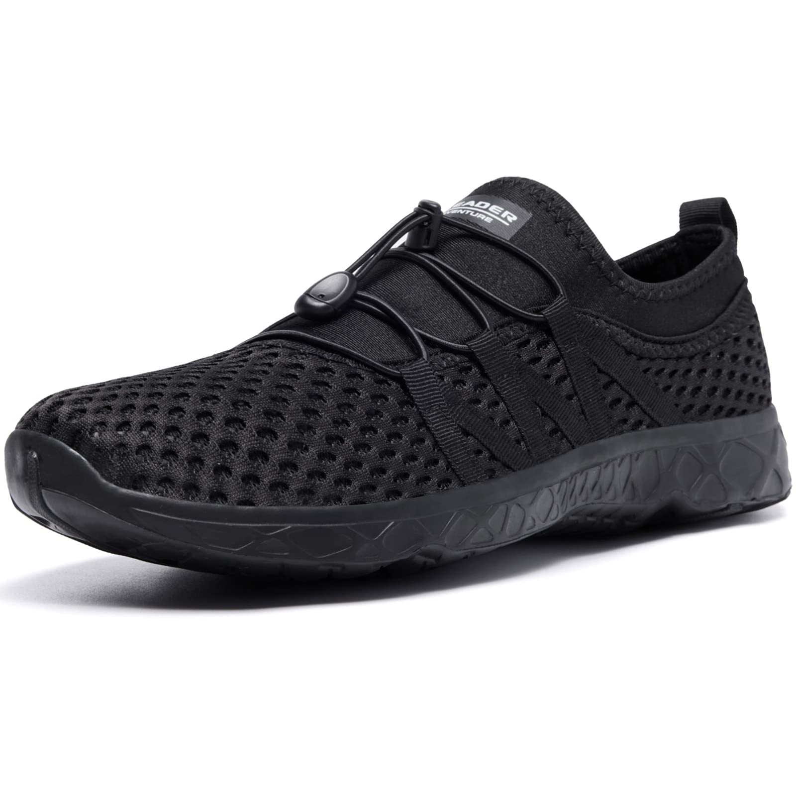 Aleader Men's Quick-Dry Mesh Slip-On Water Shoes for Swimming, Beach, Boating & Outdoor Activities