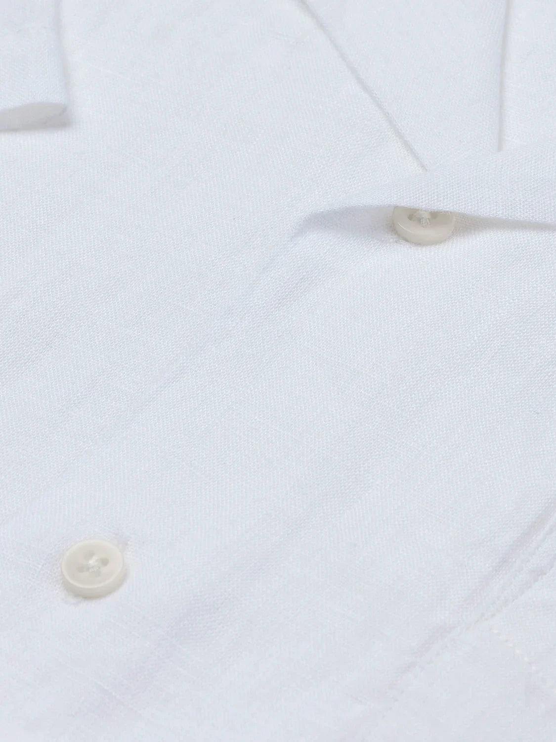 Premium Linen Short Sleeve Shirt for Men - Breathable Summer Casual Wear - Maloja White - Perfect for Beach, Travel & Outdoor Activities