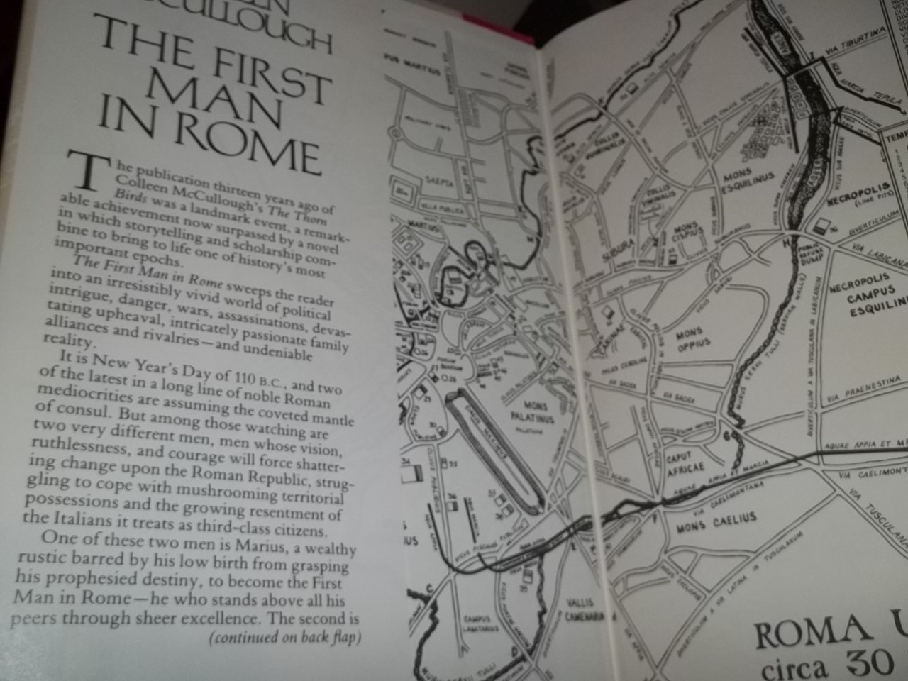 The First Man in Rome - Historical Fiction Novel by Colleen McCullough | Ancient Rome, Political Drama, Epic Saga | Perfect for Book Clubs & History Enthusiasts