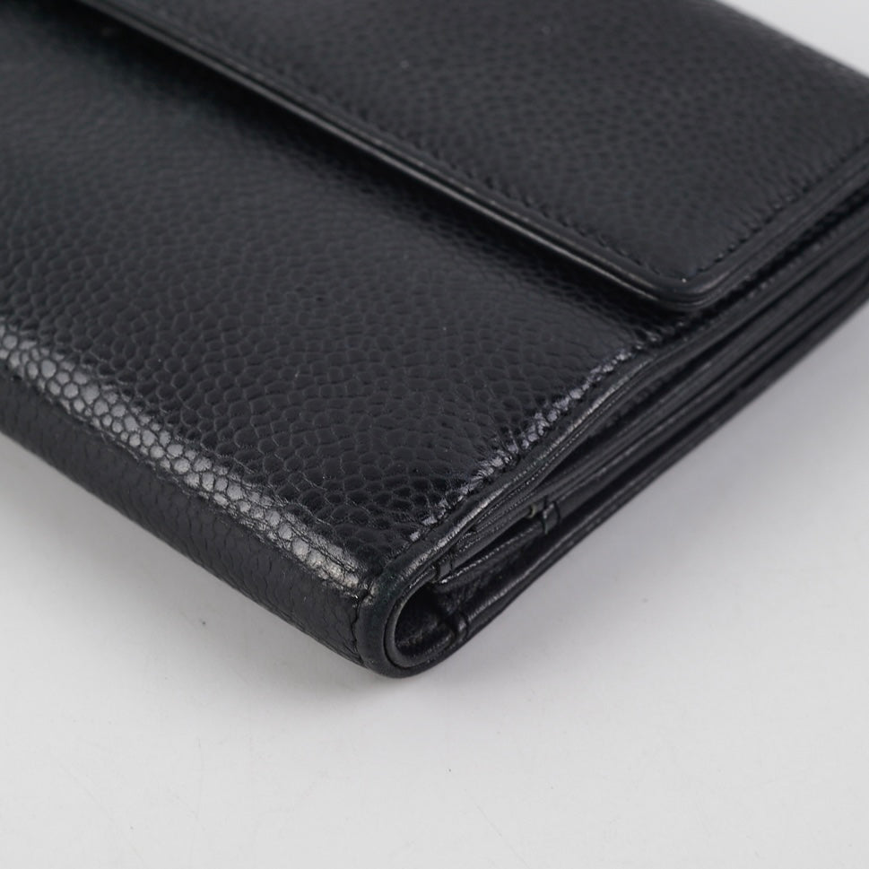 Chanel Timeless Classic Continental Wallet Black | Luxury Leather Purse for Women | Perfect for Everyday Use & Special Occasions