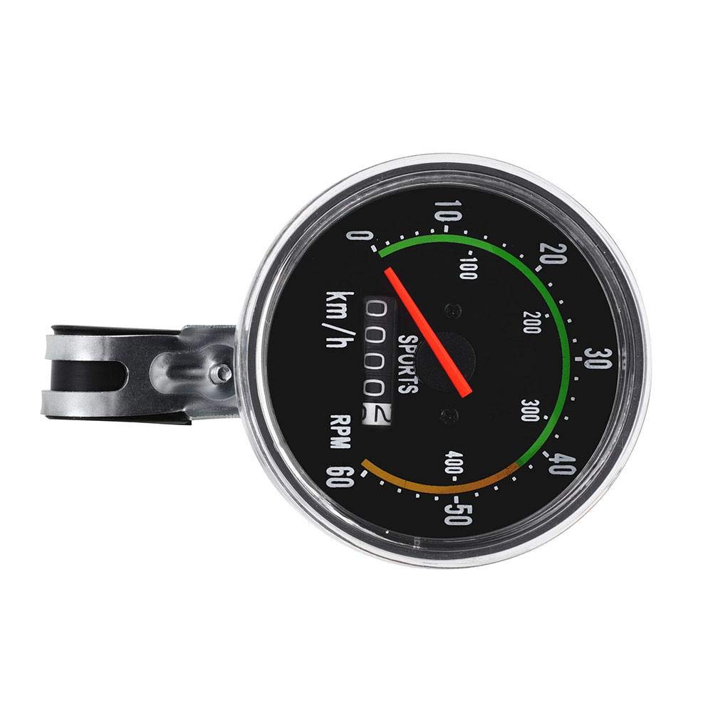 Samfox Bike Computer - Mechanical Bicycle Speedometer & Odometer with Cycling Stopwatch for Road & Mountain Bikes | Track Speed, Distance & Time for Training & Outdoor Adventures