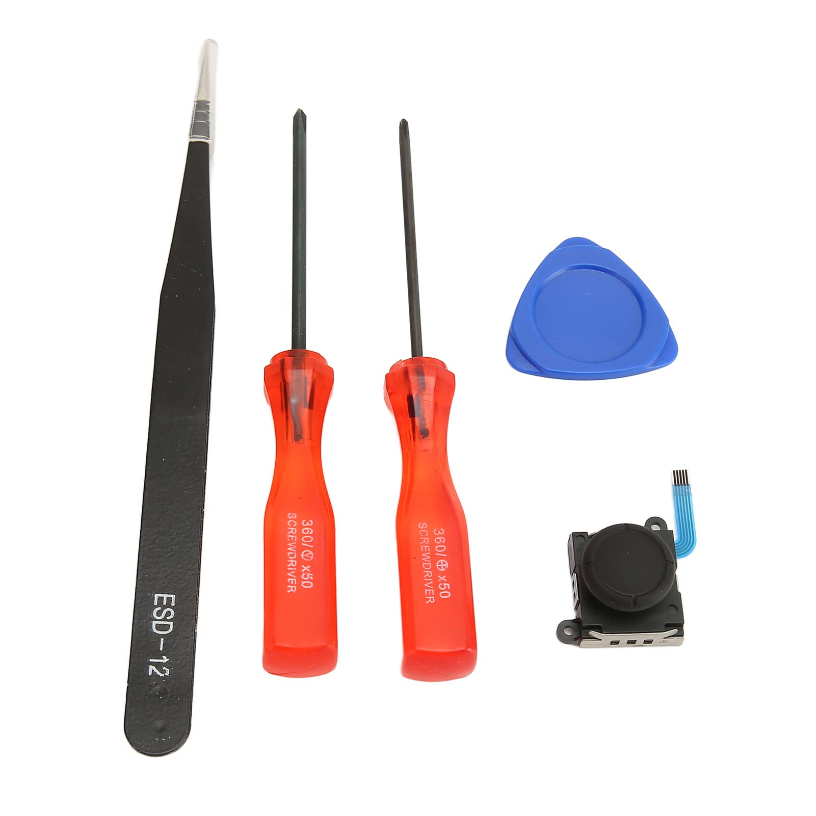 5-in-1 Nintendo Switch Joystick Replacement Tool Kit - Professional Repair Screwdriver Set for Joy-Con Controller - Perfect for DIY Fixes & Gaming Maintenance