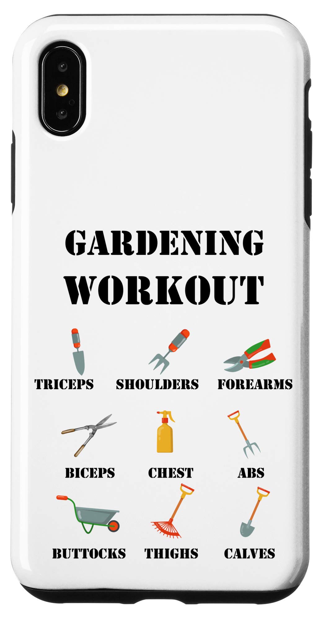 Premium iPhone XS Max Case - Shockproof & Waterproof Phone Cover for Gardening, Outdoor Workouts & Active Lifestyles | Perfect for Gardeners, Hikers & Fitness Enthusiasts
