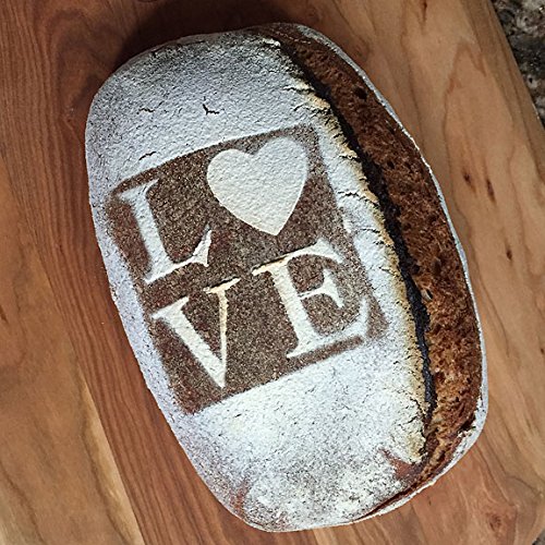 Breadtopia Bread Stencils Set of 5 - Professional Baking Tools for Decorating Bread, Cakes & Pies - Perfect for Home Bakers, DIY Desserts & Holiday Baking