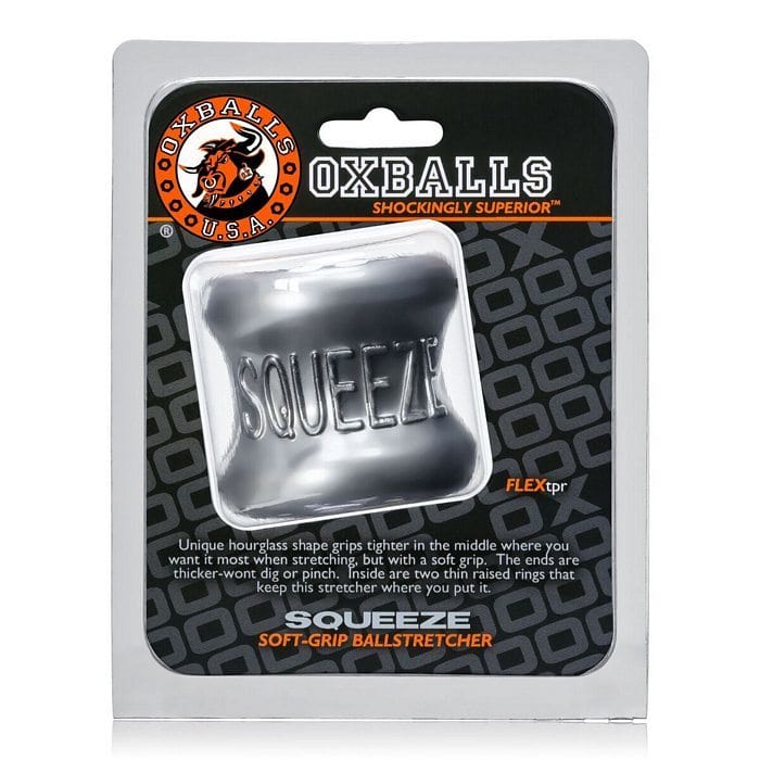 Oxballs Steel Squeeze Ball Stretcher - Ultimate Penis Stretching Device for Men | Comfortable Ball Stretching & Weight Training | Perfect for BDSM, Fetish Play & Male Enhancement