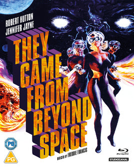 They Came From Beyond Space Blu-ray - Classic Sci-Fi Movie for Collectors & Home Theater Enthusiasts | Perfect for Movie Nights & Sci-Fi Marathons