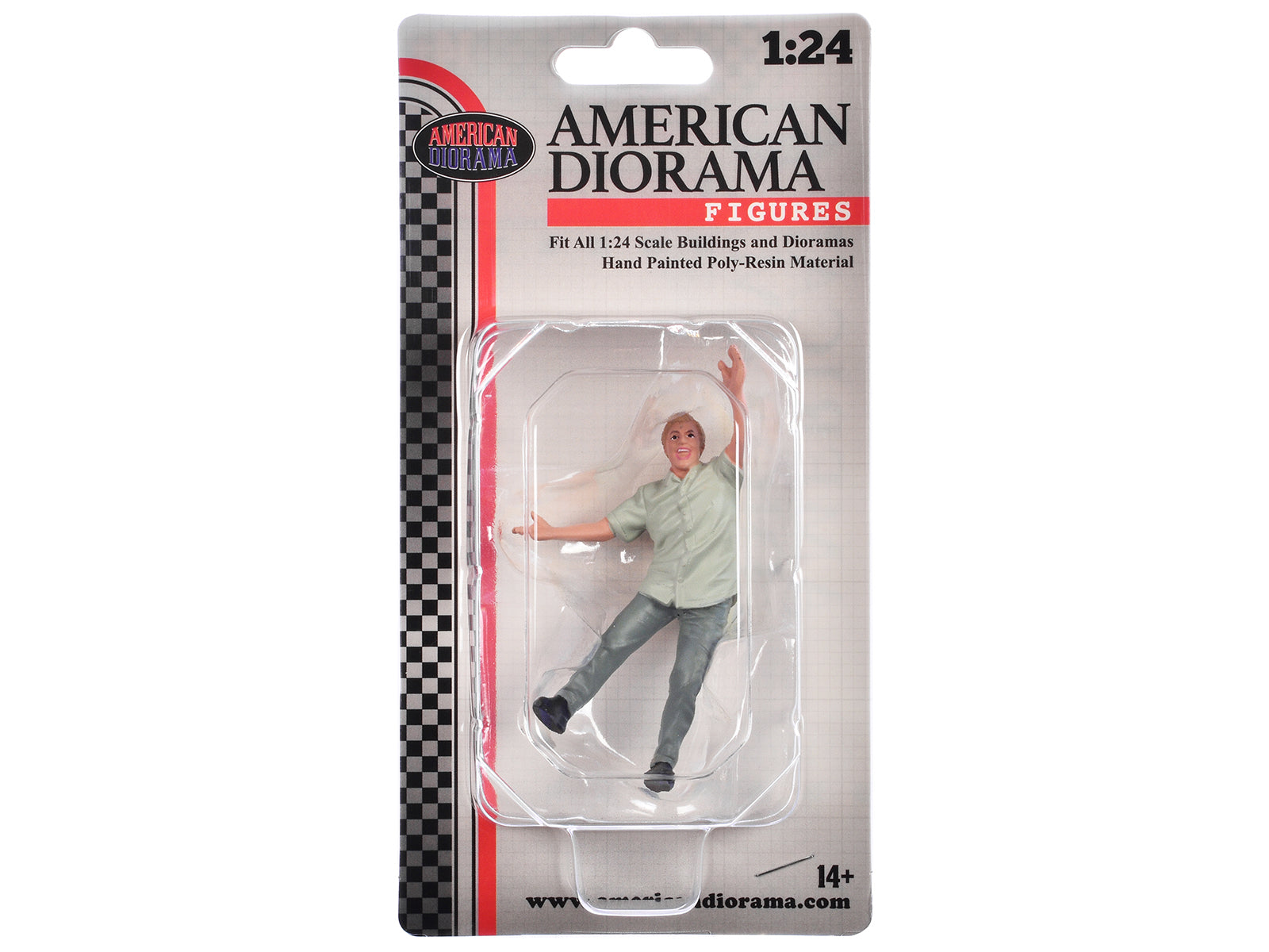 American Diorama Figure24 Series 2 Figure 5 - 1/24 Scale Model Car Accessory for Diecast Vehicle Displays & Diorama Scenes