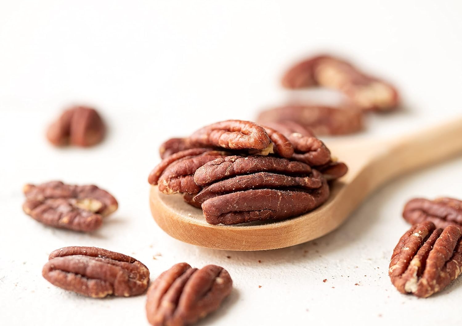 Food to Live - Dry Roasted Pecan Halves with Himalayan Salt, 4oz | Protein & Fiber Rich Snack | Perfect for Salads, Baking & Healthy On-the-Go Snacking