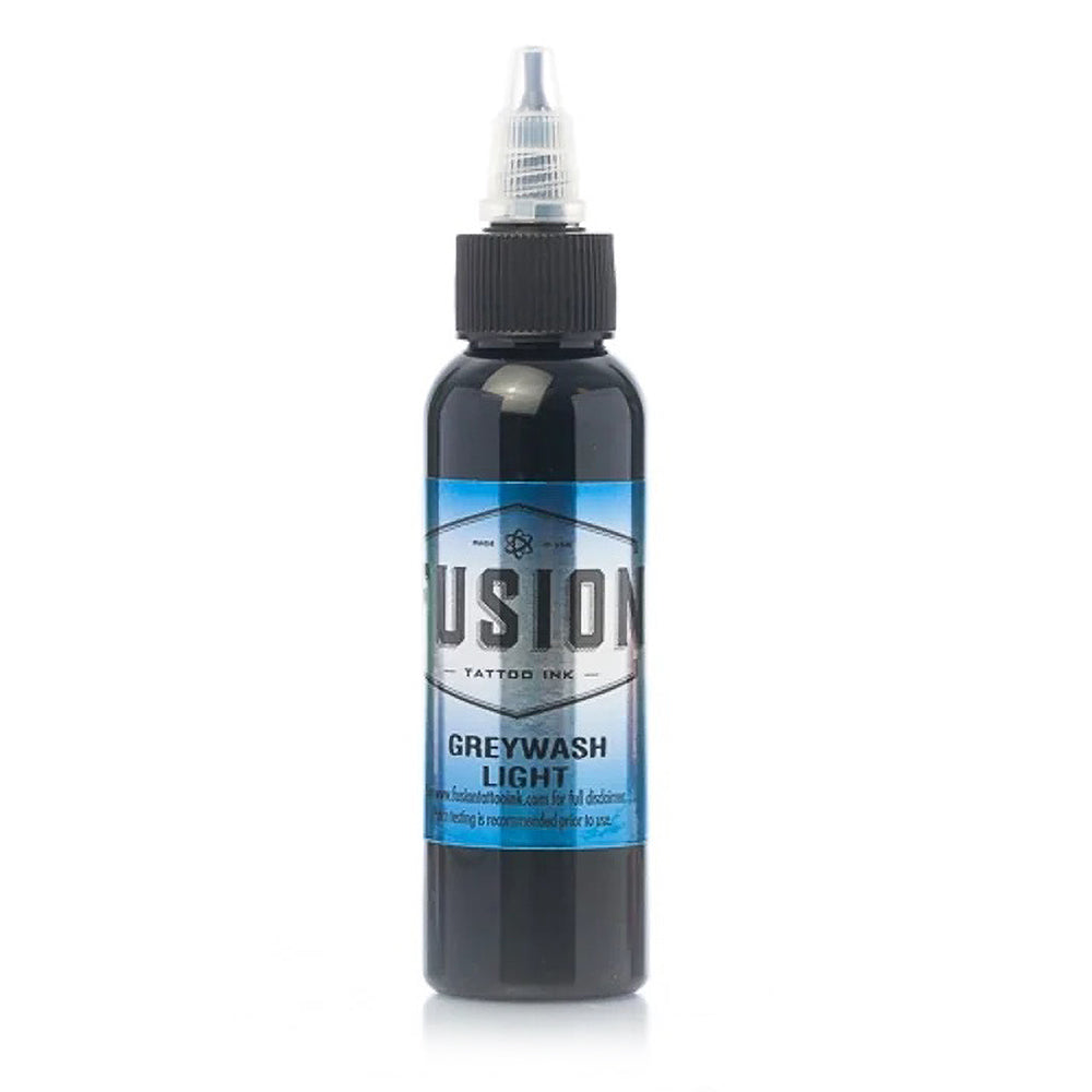 Premium Greywash Light Tattoo Ink for Professional Artists - Choose Your Size - Perfect for Realistic Shading and Fine Line Work