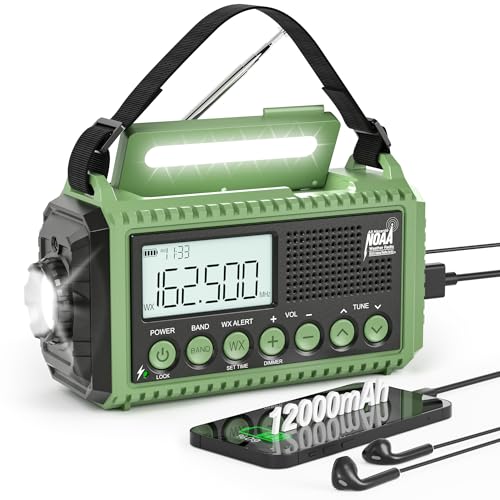12000mAh Green with LCD Display