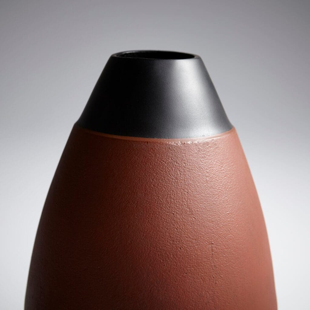 Cyan Design 10158 Regent Vase - Flamed Copper Finish, Large Decorative Vase for Home & Office Decor, Wedding Centerpiece, Living Room Accent